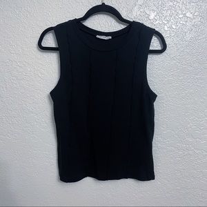 Zara Black Sleeveless Tank Top